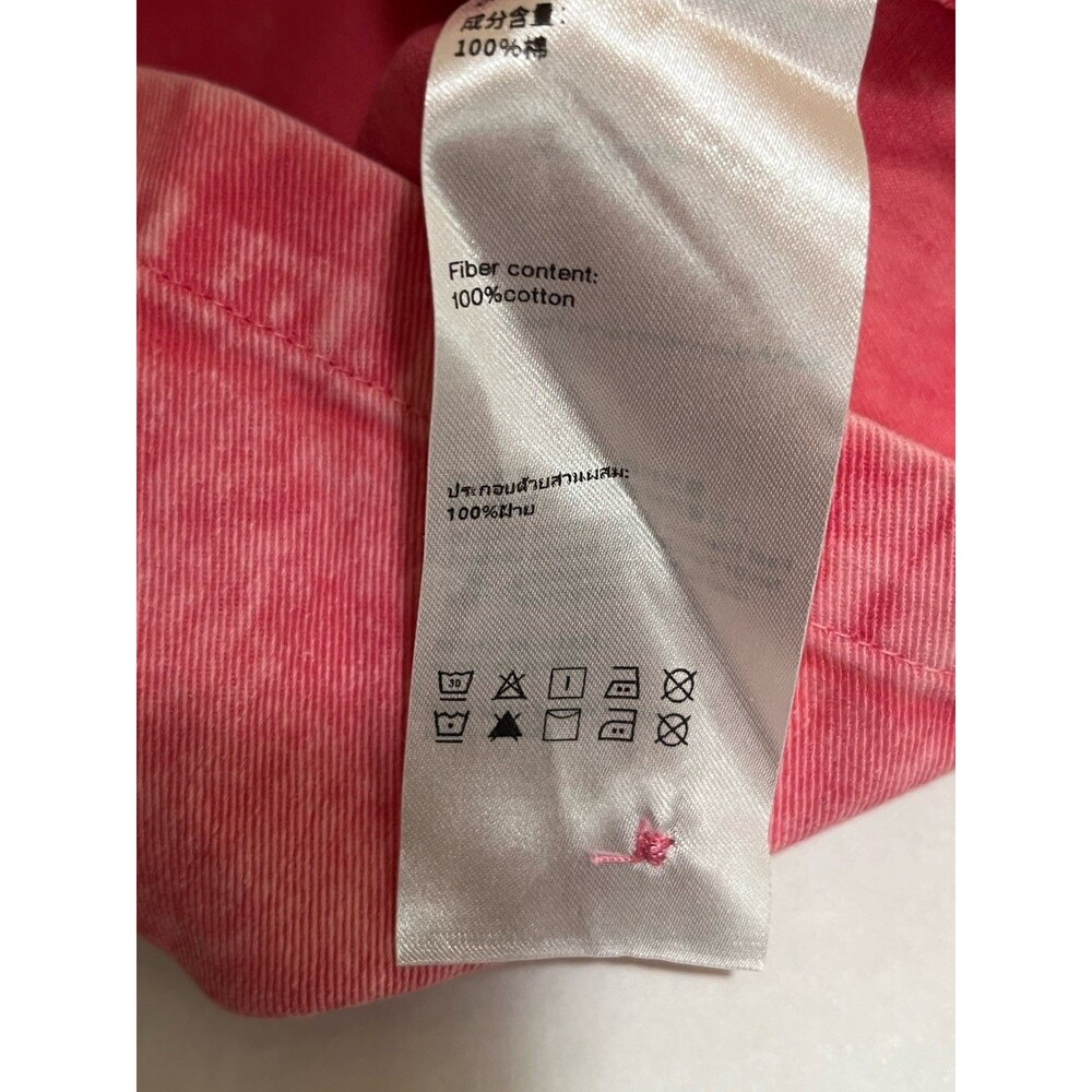 NEW URBAN REVIVO Cotton Pink Collared Button Long Sleeve Blouse Size 2 or XS - Picture 8 of 8